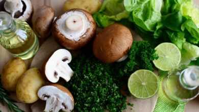 mushrooms, vegetables, herbs, cooking, ingredients, meal, vegetarian, salad, cooking, cooking, cooking, cooking, cooking, meal