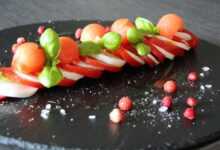 tomatoes, dish, starter