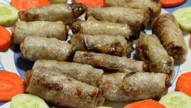 fried spring rolls, vietnamese, homemade, fry, food, asian, roll, vegetable, appetizer, cuisine, snack, traditional, meal, cucumber, delicious, tasty, dish, filled, brown vegetables