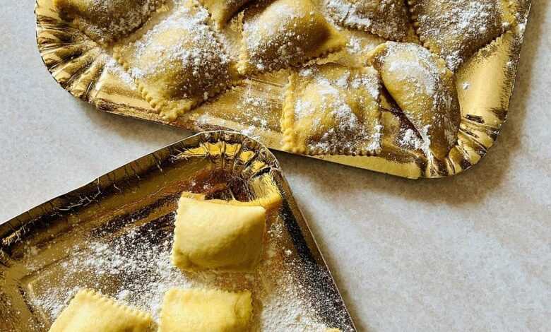 recipe, ravioli, food