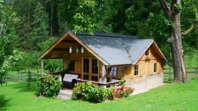 small wooden house, tiny cottage, architecture