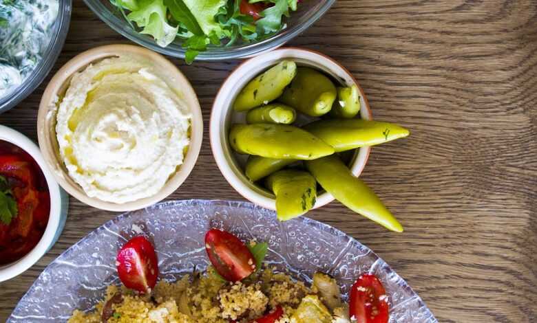 couscous, salad, food