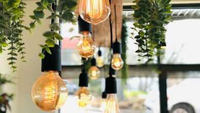 yellow and green hanging decor