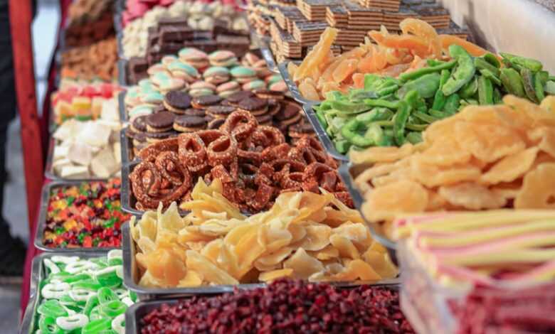 assorted vegetables on display in market