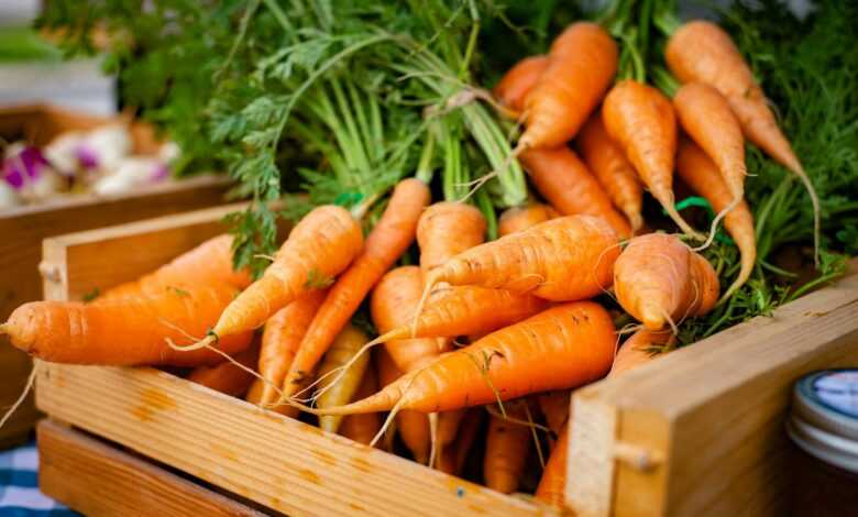 orange carrots on brown wooden crate