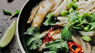 vegetables on cook pot