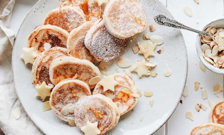 biscuits on plate beside towel